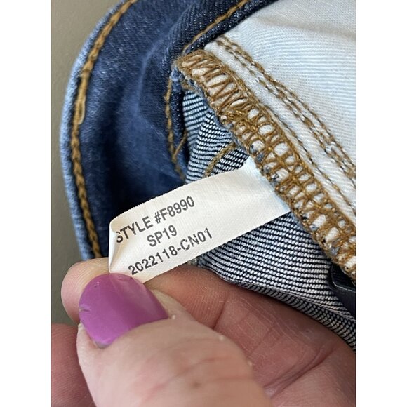 Madewell 9” High Rise Skinny Jeans in Larkspur Wash Tencel Edition 27 - Picture 12 of 13